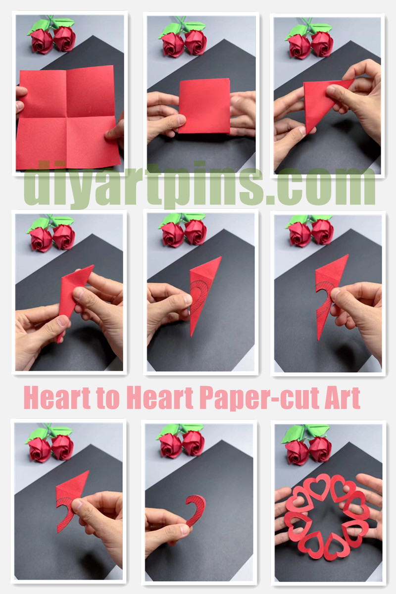 Heart to Heart Paper-cut Art