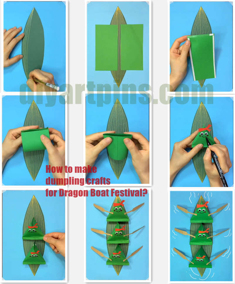 How to make dumpling crafts for Chinese Dragon Boat Festival