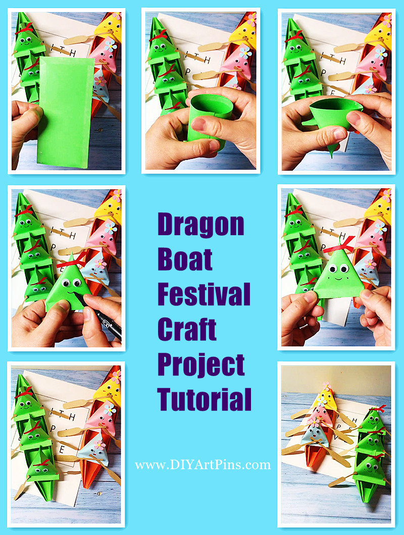 Dragon boat festival craft project tutorial