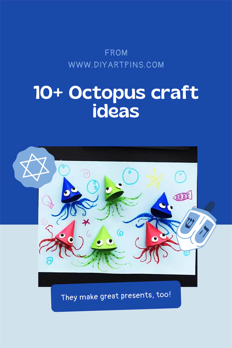 How to make a paper octopus paste painting