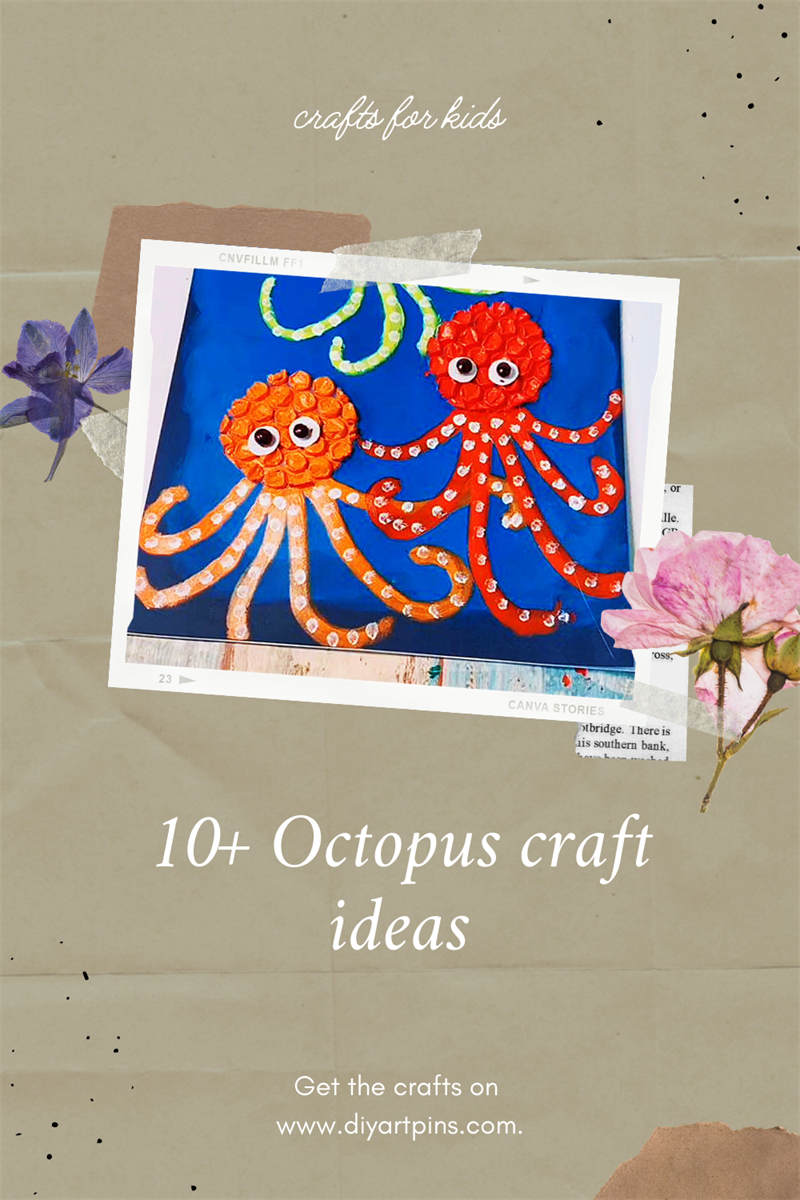 How to make a bubble film octopus craft