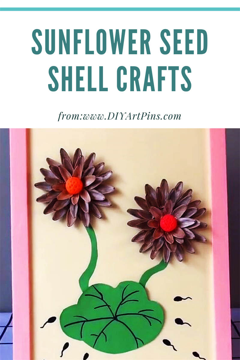 The 4th sunflower seed shell flowers craft
