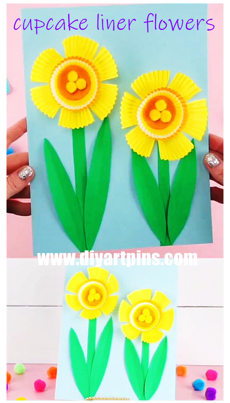 3 easy cupcake liner flowers you should try