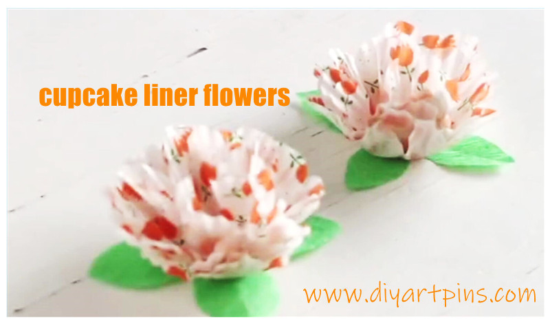 3 easy cupcake liner flowers you should try
