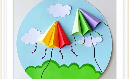 Spring Kite Creative Painting For Children