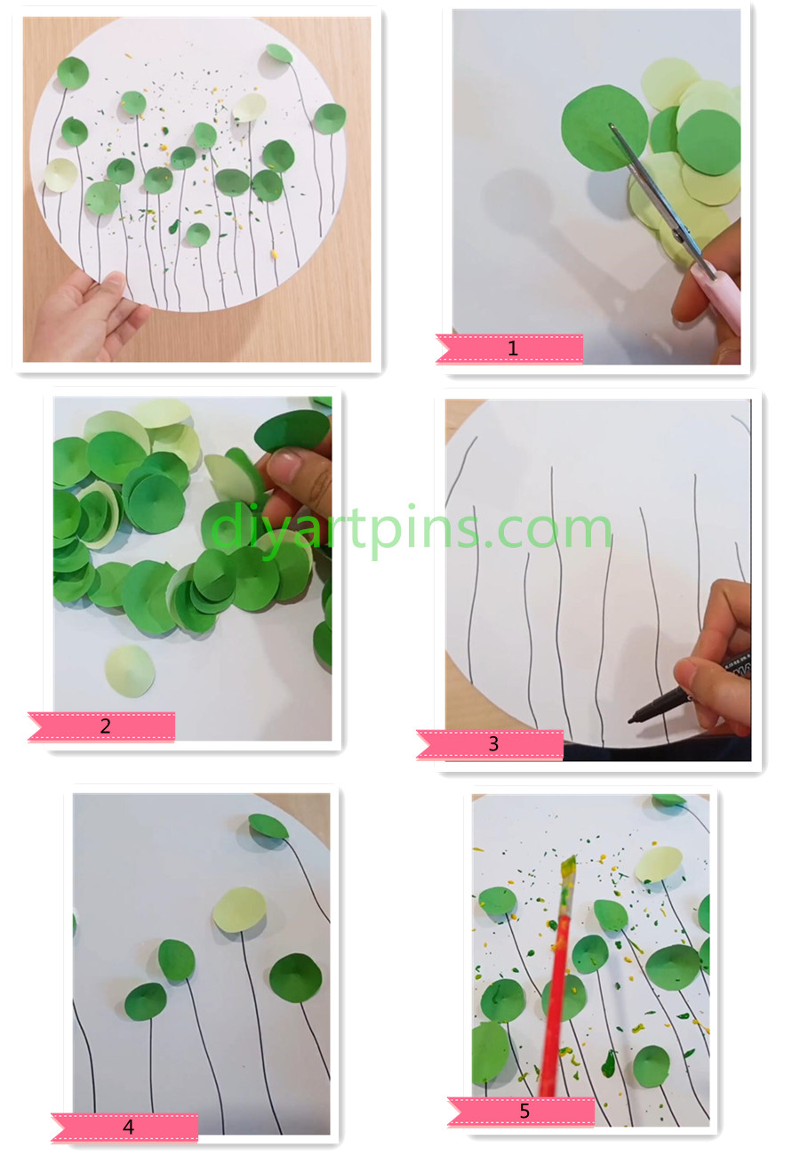 Spring craft for kids under 3 years old